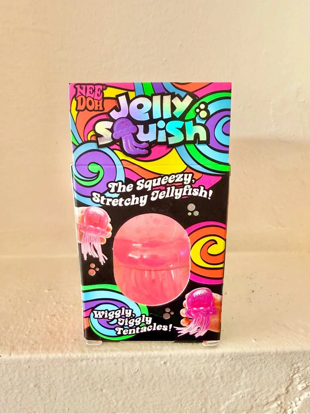 100% AUTHENTIC Schylling Needoh Jelly Squish - pink! Brand new, unopened!